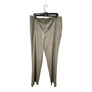Escada Twyla Womens Trousers Dress Pants Straight Leg Gray 16 (EU 46)16 SMALL HO